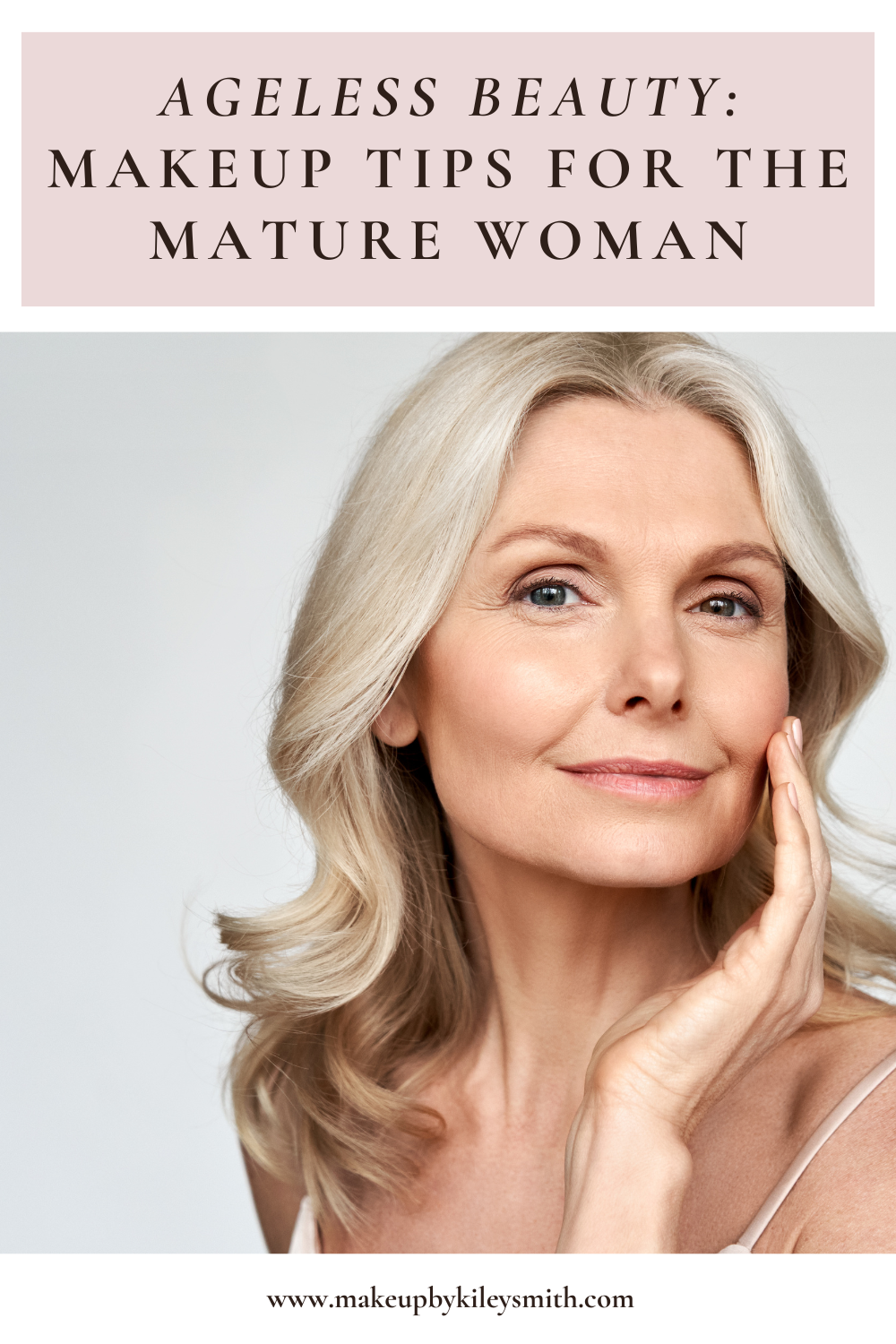 A mature woman shows off her ageless beauty