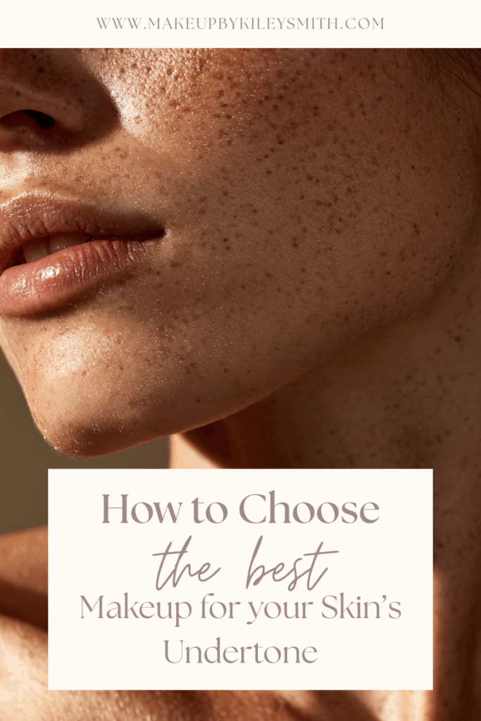 Radiant makeup look demonstrating warm undertone makeup with peach blush and warm nude lip