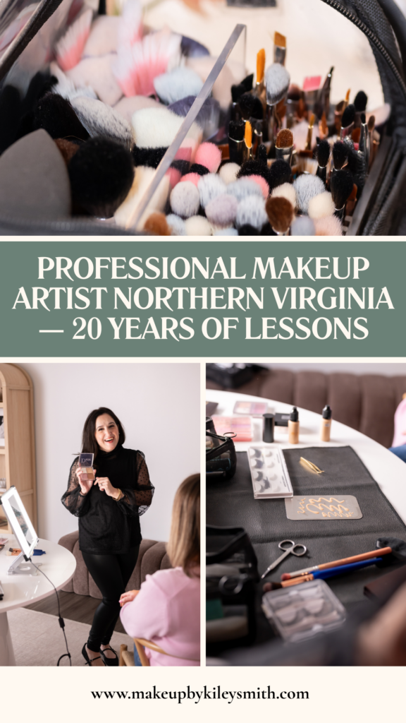 professional makeup artist Northern Virginia makeup lesson